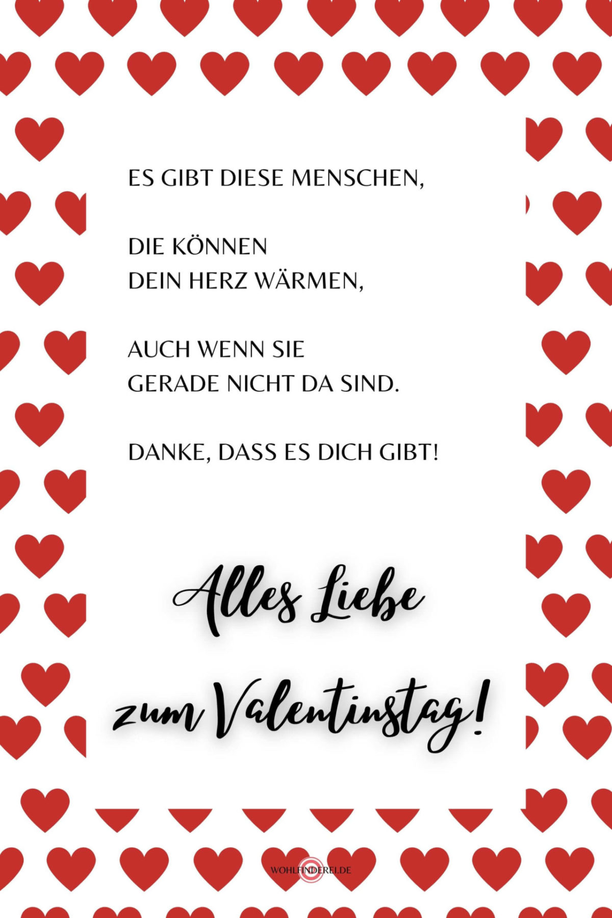 Liebe Sprüche & Grüße zum Valentinstag 2023 Wohlfinderei