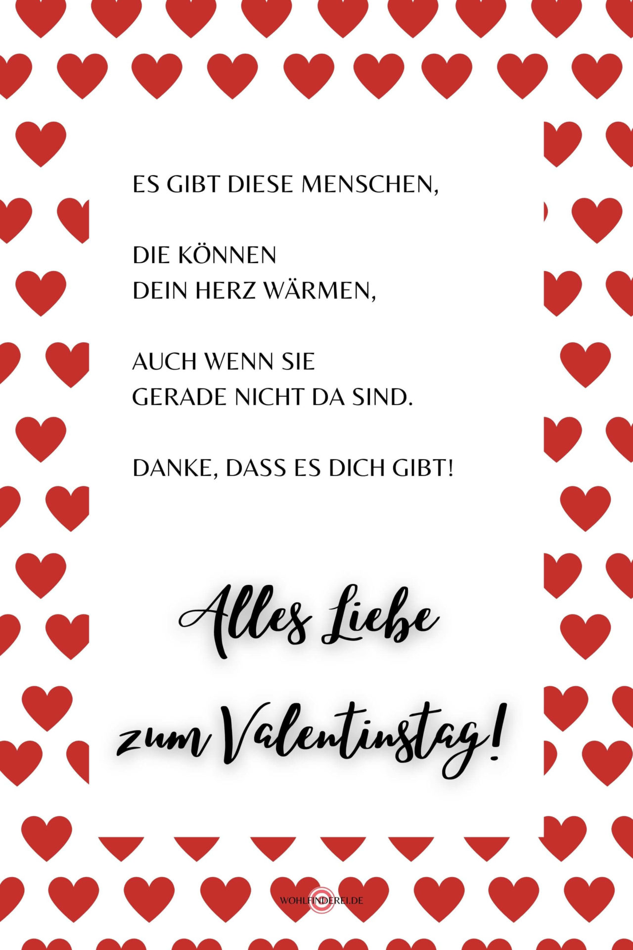 Liebe Sprüche And Grüße Zum Valentinstag 2023 Wohlfinderei 5895