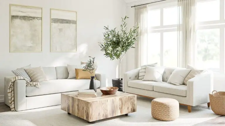 Stylishes aber gemütliches Zuhause dank vieler natürlicher Materialien